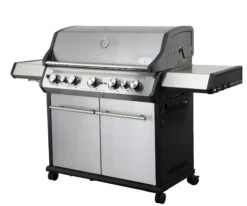 SANTOS S-518 Mit Seiten- & Heckbrenner, Edelstahl Inkl. Drehspieß, Rostheber & Silikonablage & Graviertes ZWILLING Pro Messer -Napoleon Verkaufsgeschäft 3e0509f815c7a7afc853b8188f5dd661