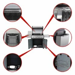 SANTOS S-418 Mit, 30 Mbar Für PT, ES, NL, BE, FR, Schwarz -Napoleon Verkaufsgeschäft 64355148adbedbfc9a65b292b09e564d