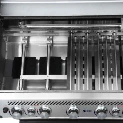 SANTOS S-518 Mit Seiten- & Heckbrenner, Edelstahl Inkl. Drehspieß, Rostheber & Silikonablage & Graviertes ZWILLING Pro Messer -Napoleon Verkaufsgeschäft 9e7a0df2ad783a08d105ec9b0dcb46b4