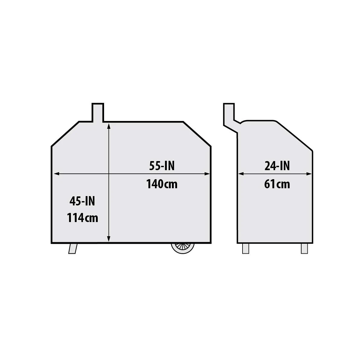 Broil King Schutzhülle Für Regal Pellet 400, Schwarz 6 Broil King Schutzhülle Für Regal Pellet 400, Schwarz – Bild 4