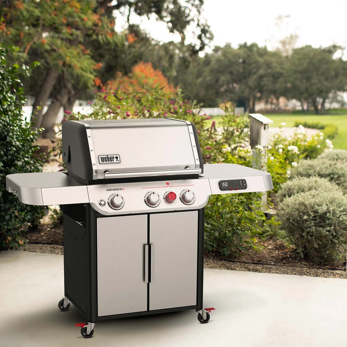 Weber Genesis SX-325s Smart Grill, Edelstahl